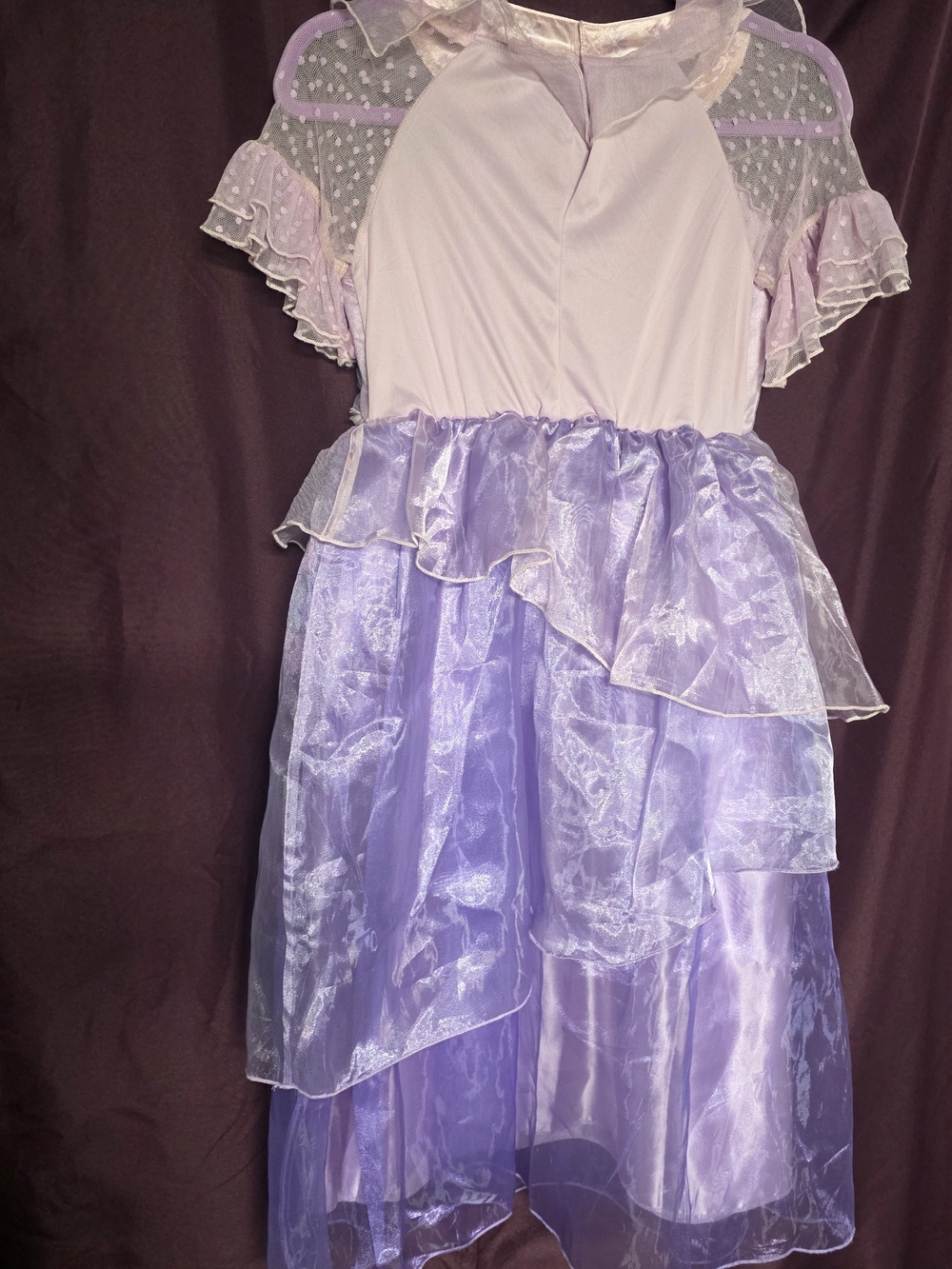 Purple Floral Fairy Kids Costume Dress - Picture 5 of 8